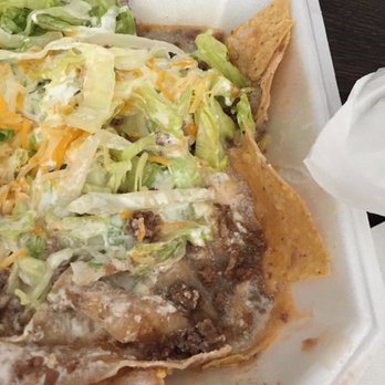 Tacos Y Mas - Here are my disgusting soupy nachos and I don't know what the soupy substance in the bottom is that soaked my nachos. - Mexican Near Me - Wichita, Kansas Tacos Y Mas - Here are my disgusting soupy nachos and I don't know what the soupy substance in the bottom is that soaked my nachos. - Mexican Near Me - Wichita, Kansas