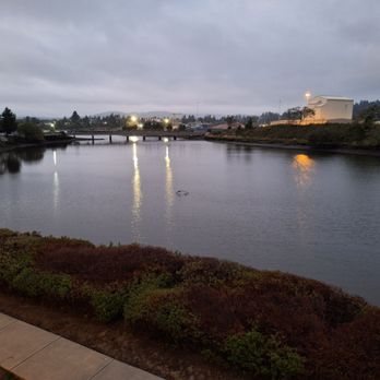Edgewater Inn - View from our 2nd floor balcony - Hotels Near Me - Coos Bay, Oregon Edgewater Inn - View from our 2nd floor balcony - Hotels Near Me - Coos Bay, Oregon