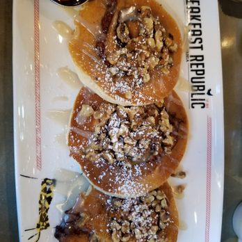 Breakfast Republic - Cinnamon roll pancakes - Breakfast & Brunch Near Me - San Diego, California