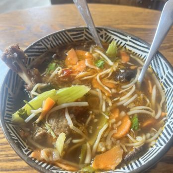 Grand Bistro - Egg noodle and duck leg - Asian Fusion Near Me - St. Louis, Missouri Grand Bistro - Egg noodle and duck leg - Asian Fusion Near Me - St. Louis, Missouri