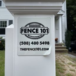 Glued metal sign of the size of an IPhone at the entrance of my property...