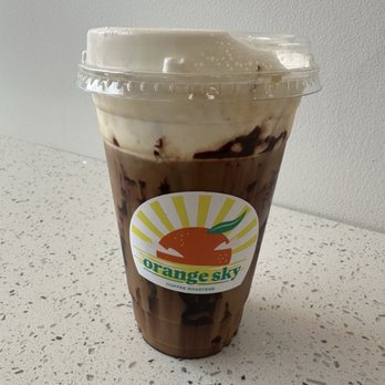 Orange Sky Coffee Roasters - Iced Mocha Latte - Coffee Roasteries Near Me - West Orange, New Jersey Orange Sky Coffee Roasters - Iced Mocha Latte - Coffee Roasteries Near Me - West Orange, New Jersey