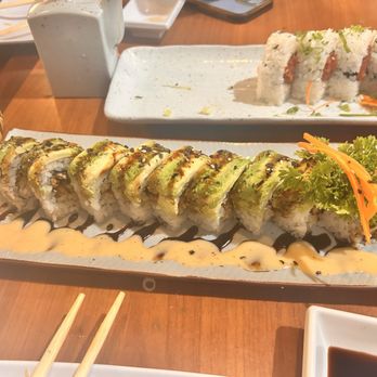 Samurai Sushi - Caterpillar roll Fresh and light! - Japanese Near Me - Victorville, California Samurai Sushi - Caterpillar roll Fresh and light! - Japanese Near Me - Victorville, California