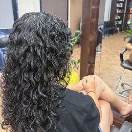 curly hair perm!
