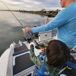 For What It's Worth Charters - My son and First Mate Cody.
