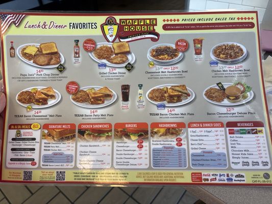 Menu photo 2 Waffle House Davenport, FL Menu photo 2 Waffle House Davenport, FL