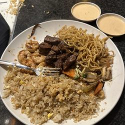 Yamato Japanese Steakhouse - Filet mignon and shrimp