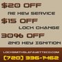 Locksmiths Lafayette