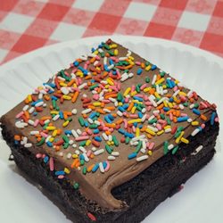 Eat Pizza - Chocolate Cake