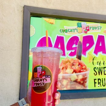 Cunchy's Fruit - a hand holding a drink - Juice Bars & Smoothies Near Me - Santa Clarita, California