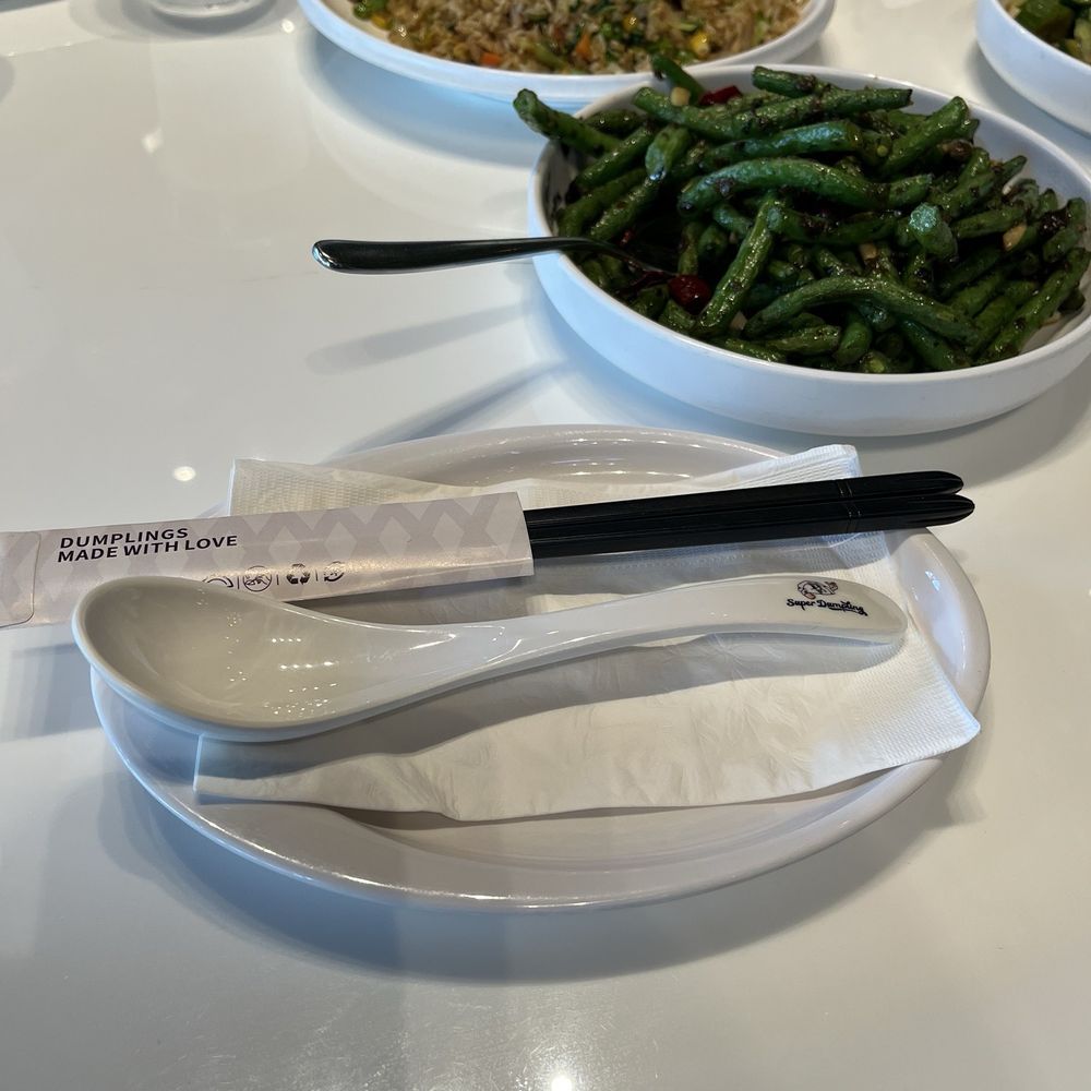 Super Dumpling - Sautéed String Bean with Garlic 干煸四季豆 and Chicken Fried Rice 鸡肉蛋炒饭 - Noodles Near Me - Orange, California