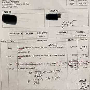 Atlas Marble & Granite - The Scam in Action! - General Contractors Near Me - Las Vegas, Nevada Atlas Marble & Granite - The Scam in Action! - General Contractors Near Me - Las Vegas, Nevada
