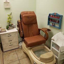 J K Hair Beauty Salon - Big comfortable massage chair. Only two stations. Prepare to be the center of attention.