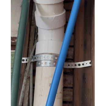 DMB Plumbing and Heating - Water leaking from 3rd floor onto first floor causing water damage to floor!!  I ran and grabbed a bucket and placed it under after ! - Heating & Air Conditioning/HVAC Near Me