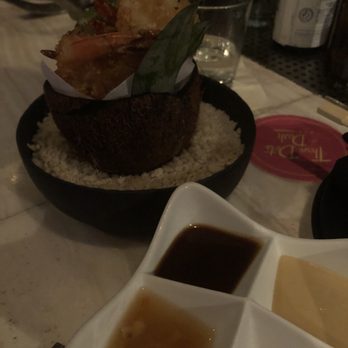 Three Dots and A Dash - Coco's Coconut Shrimp was very good - Asian Fusion Near Me - Chicago, Illinois