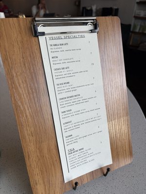 Menu photo 1 Vessel Coffee Collaborative Cleveland, OH