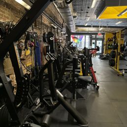 One half of the gym. Just to show the diversity of machines.