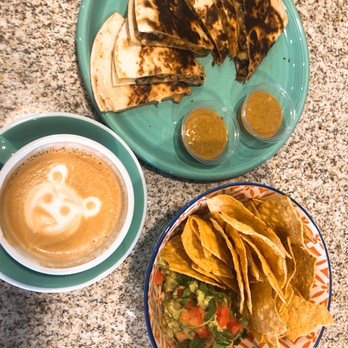 Cafe Nube - Cappuccino, quesadilla, guacamole & chips - Tacos Near Me - Brooklyn, New York Cafe Nube - Cappuccino, quesadilla, guacamole & chips - Tacos Near Me - Brooklyn, New York