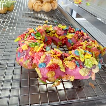 Kcaffe - Fruity pebbles mochi donut - Juice Bars & Smoothies Near Me - Clifton Park, New York Kcaffe - Fruity pebbles mochi donut - Juice Bars & Smoothies Near Me - Clifton Park, New York