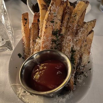 Ocean Prime - Parmesan Truffle Fries  @dangit.all - Seafood Near Me - Beverly Hills, California
