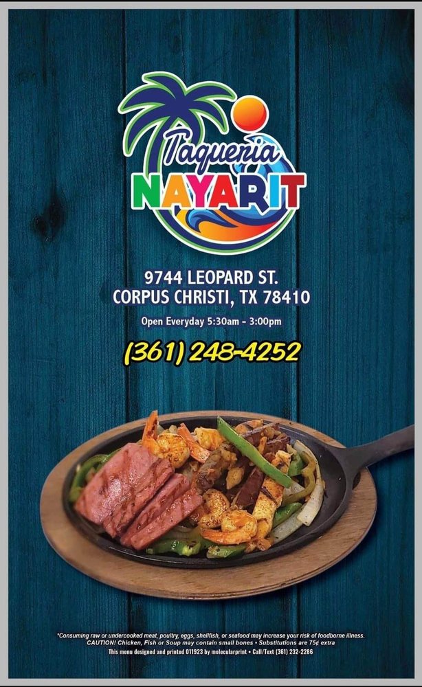 Taqueria Nayarit, Corpus Christi Roadtrippers