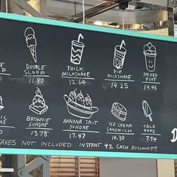 Menu sign board (Aug 2025) - zoom in for prices and details