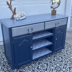Simple Life Home Decor - Refurbished Nautical Buffet Table