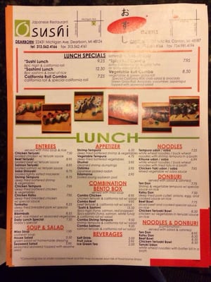 Menu photo 8 O'Sushi Japanese Restaurant Dearborn, MI Menu photo 8 O'Sushi Japanese Restaurant Dearborn, MI
