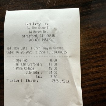 Riley's By the Seawall - American Near Me - Stratford, Connecticut Riley's By the Seawall - American Near Me - Stratford, Connecticut