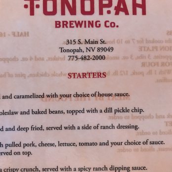Tonopah Brewing - Barbeque Near Me - Tonopah, Nevada