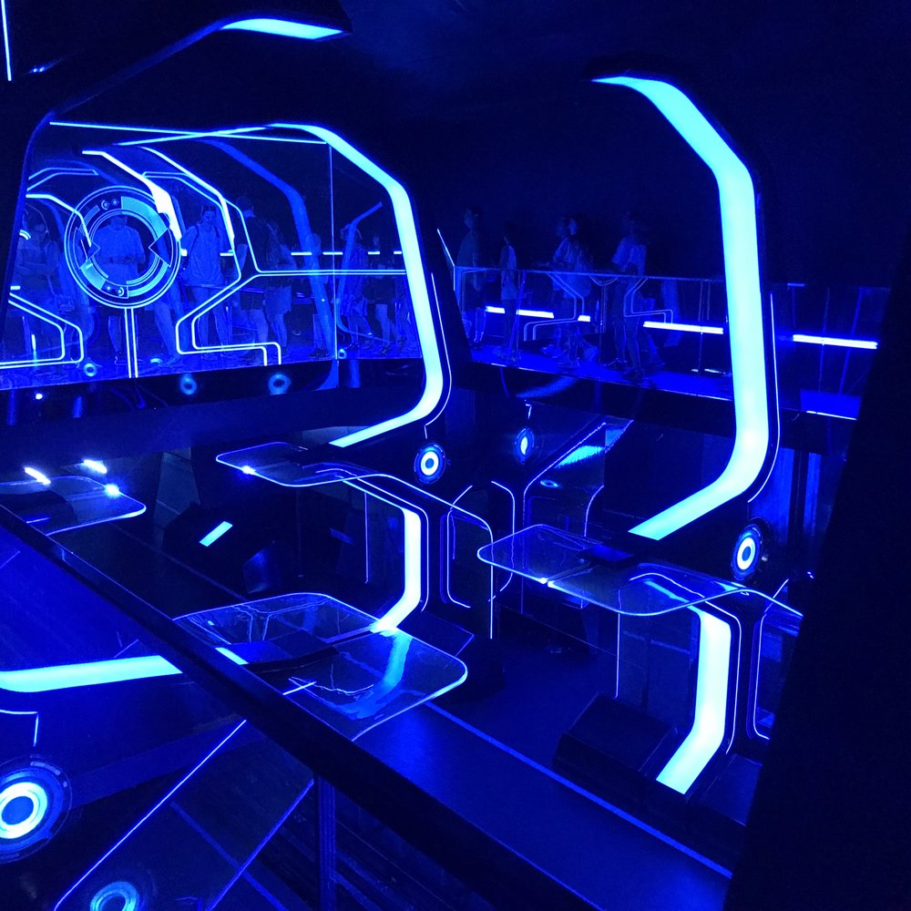 Tron Lightcycle Run - Inside walkway - Amusement Parks Near Me - Orlando, Florida Tron Lightcycle Run - Inside walkway - Amusement Parks Near Me - Orlando, Florida
