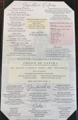 Menu photo 2 Sundowners Key Largo, FL