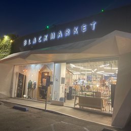 Exterior outside entrance of BlackMarket - Outside - Los Angeles, California Exterior outside entrance of BlackMarket - Outside - Los Angeles, California