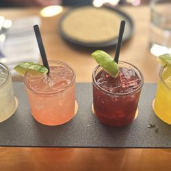 Sabor Cocina Latina & Bar - Margarita Flight (Classic, Blood Orange, Jamaica, Mango)