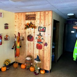 The Broaster - The cute place was ALL decorated up for Fall  :)