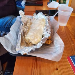 Large Burrito stuffed to my liking! Large Burrito stuffed to my liking!