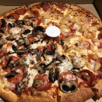 Supreme Pizza - Supreme Pizza, Large pepperoni with half pineapple and mushroom. Good stuff. - Pizza Near Me - Sacramento, California