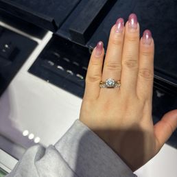 Ombré with chrome Ombré with chrome