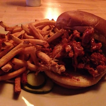 Smoke Daddy - Pulled chicken sandwich and fries. - Barbeque Near Me - Chicago, Illinois Smoke Daddy - Pulled chicken sandwich and fries. - Barbeque Near Me - Chicago, Illinois