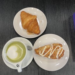 Matcha latte Croissant Scone Matcha latte Croissant Scone