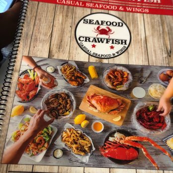 Seafood and Crawfish - Menu cover - Seafood Near Me - Riverside, California Seafood and Crawfish - Menu cover - Seafood Near Me - Riverside, California