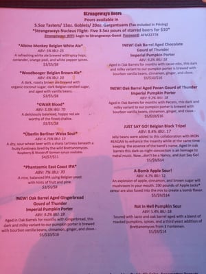 Menu photo 7 Strangeways Brewing Richmond, VA Menu photo 7 Strangeways Brewing Richmond, VA