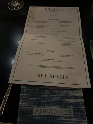 Menu photo 2 Annabelle Washington, DC, DC