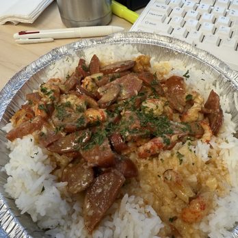 Nguyen's Kitchen - Crawfish Pasta (substituted with rice) - Vietnamese Near Me - Orange, California Nguyen's Kitchen - Crawfish Pasta (substituted with rice) - Vietnamese Near Me - Orange, California