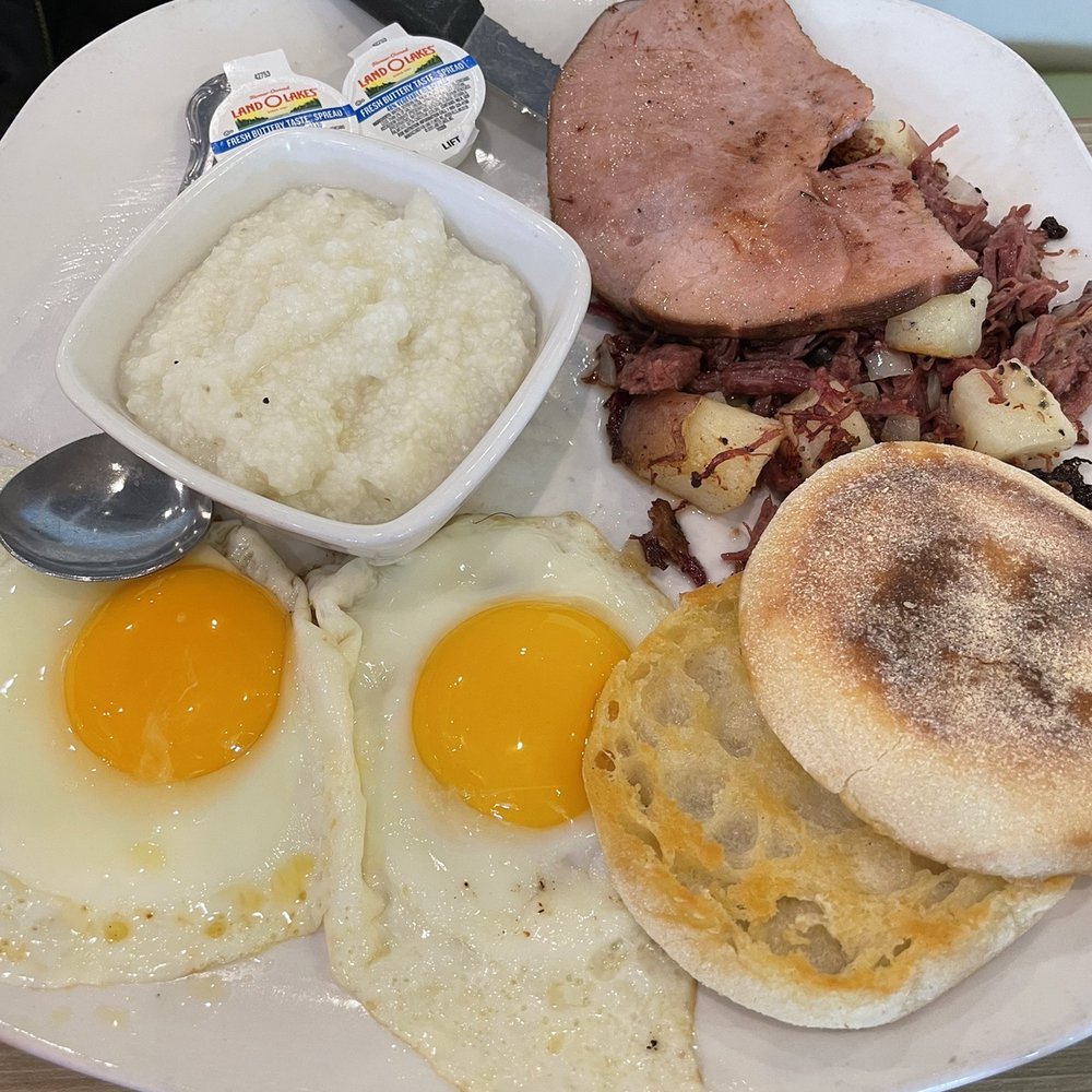 Jimmy's Egg - Ultimate Combo w/ ham and corned beef hash. - Diners Near Me - Killeen, Texas Jimmy's Egg - Ultimate Combo w/ ham and corned beef hash. - Diners Near Me - Killeen, Texas