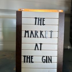 The Market At The Gin - The market