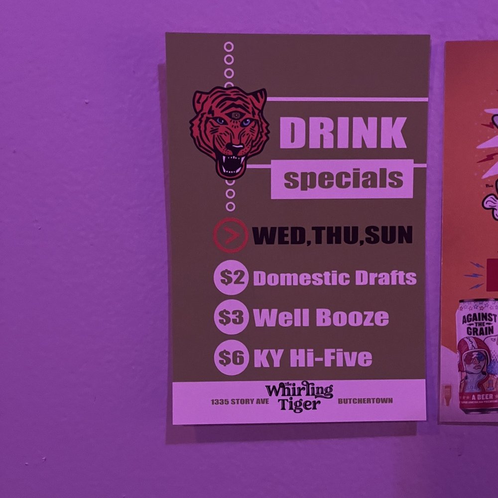 The Whirling Tiger - Bars Near Me - Louisville, Kentucky