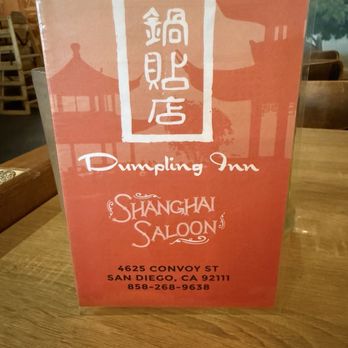 Dumpling Inn - Front of menu - Chinese Near Me - San Diego, California Dumpling Inn - Front of menu - Chinese Near Me - San Diego, California