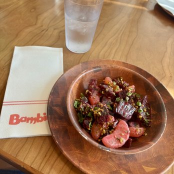 Bambino - beets, oranges, pistachios - Pizza Near Me - Austin, Texas Bambino - beets, oranges, pistachios - Pizza Near Me - Austin, Texas