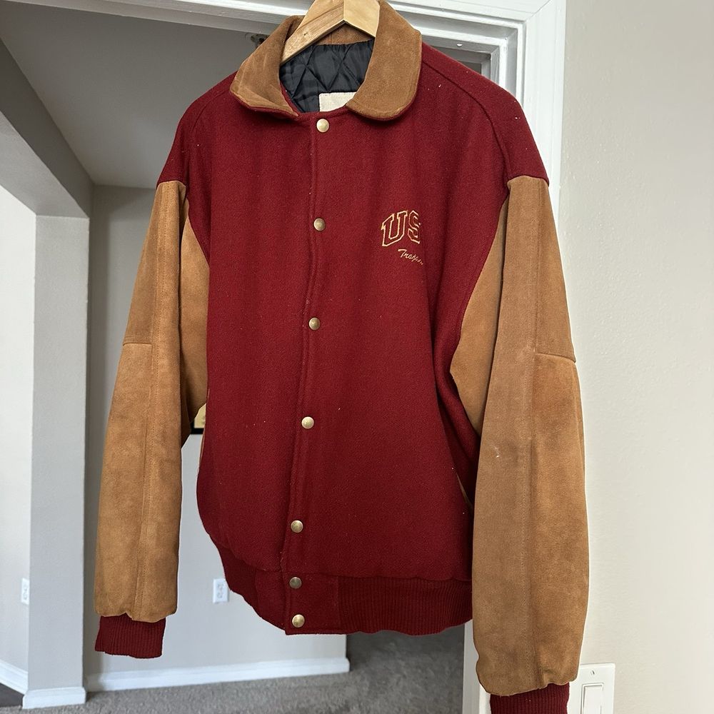 Arrow Fabricare Services - USC Varsity Jacket. - Sewing & Alterations Near Me - Kansas City, Missouri